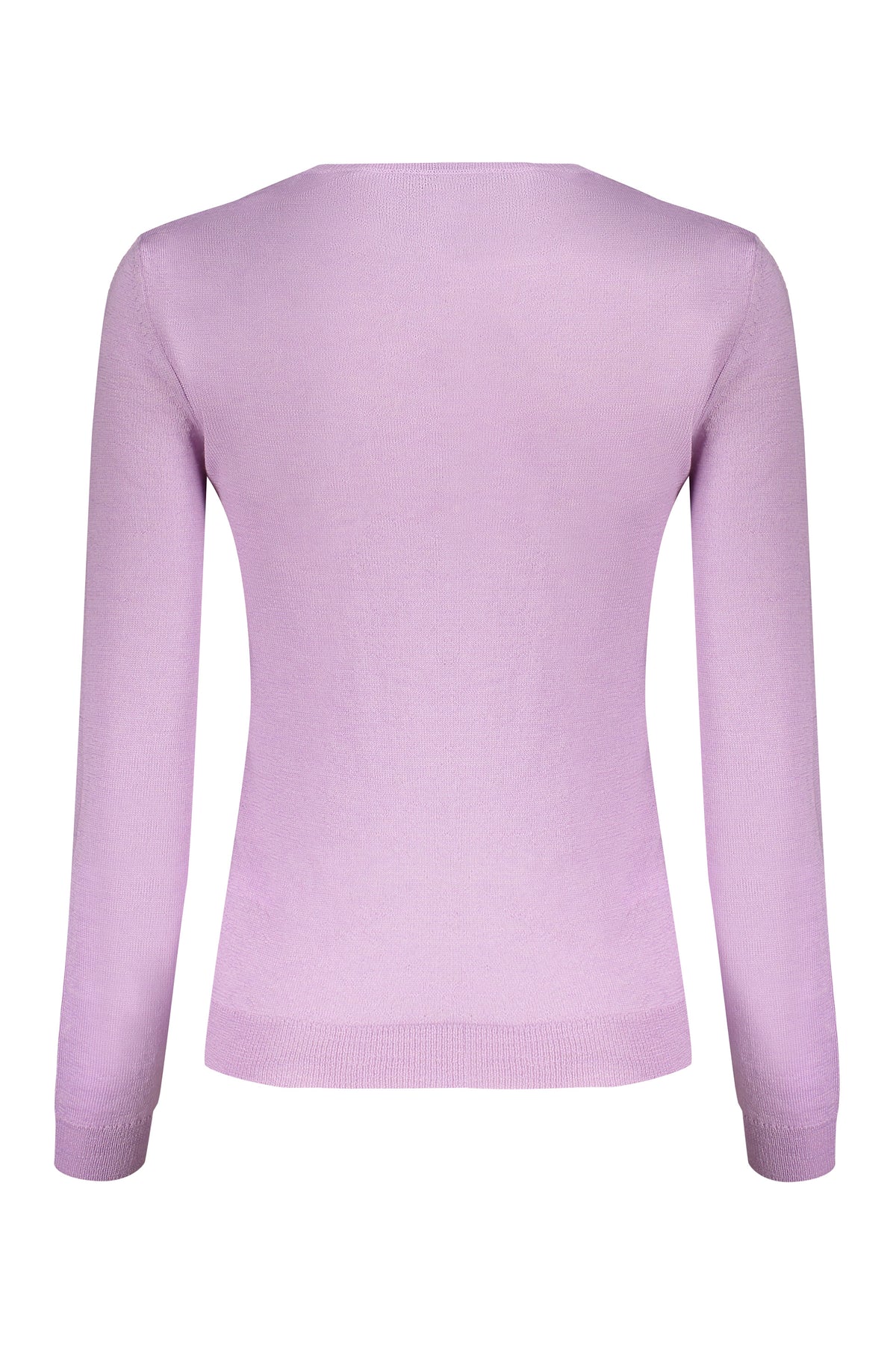 VALENTINO WOMEN'S LILAC WOOL CREWNECK SWEATER