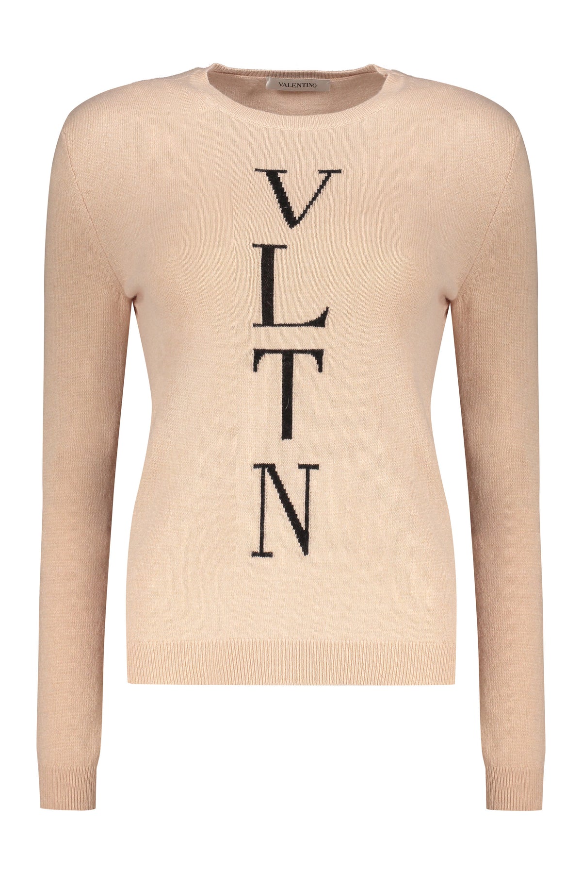 VALENTINO WOMEN'S ROSE WOOL SWEATER