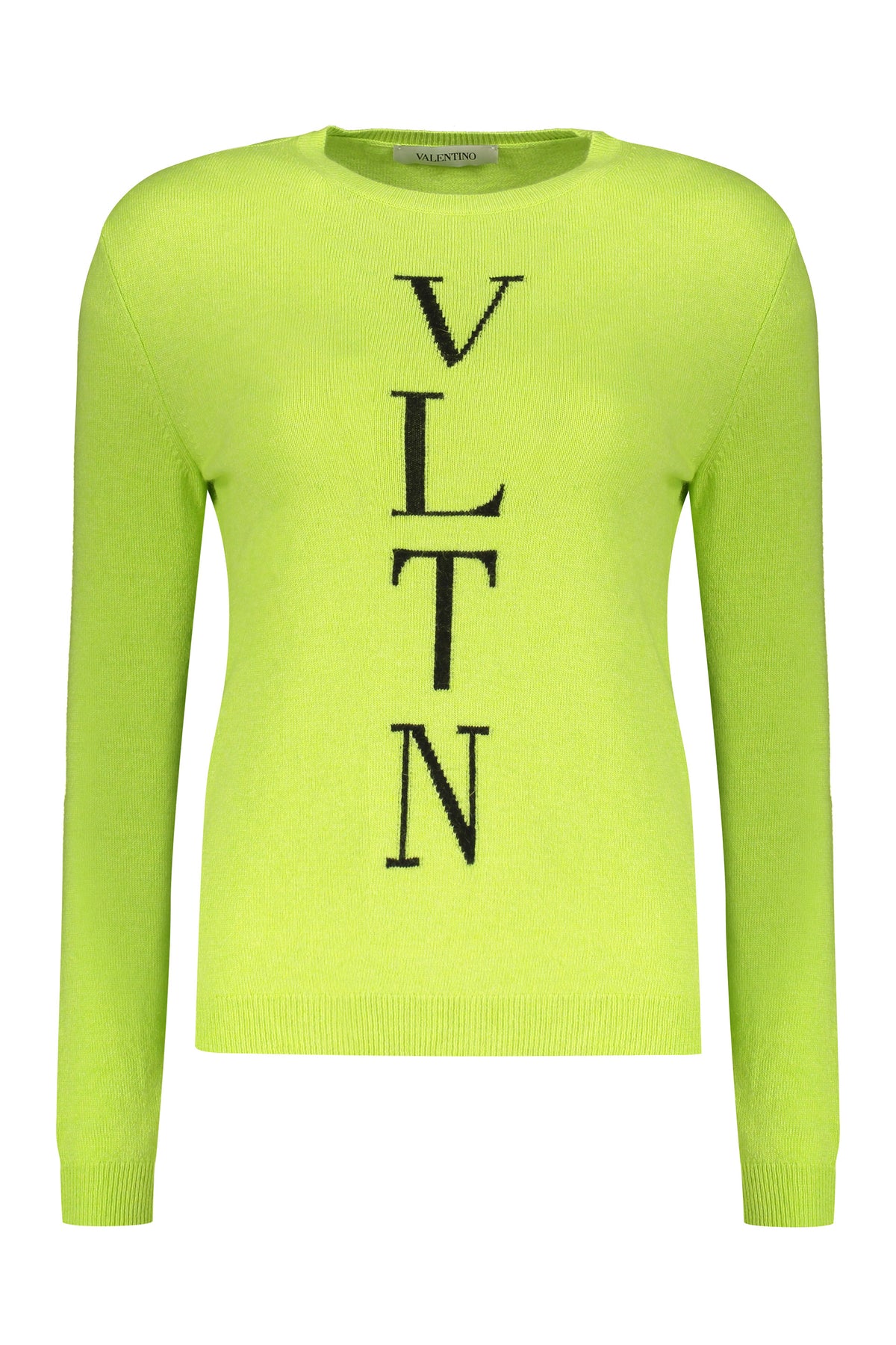 VALENTINO WOMEN'S LIGHT GREEN WOOL SWEATER