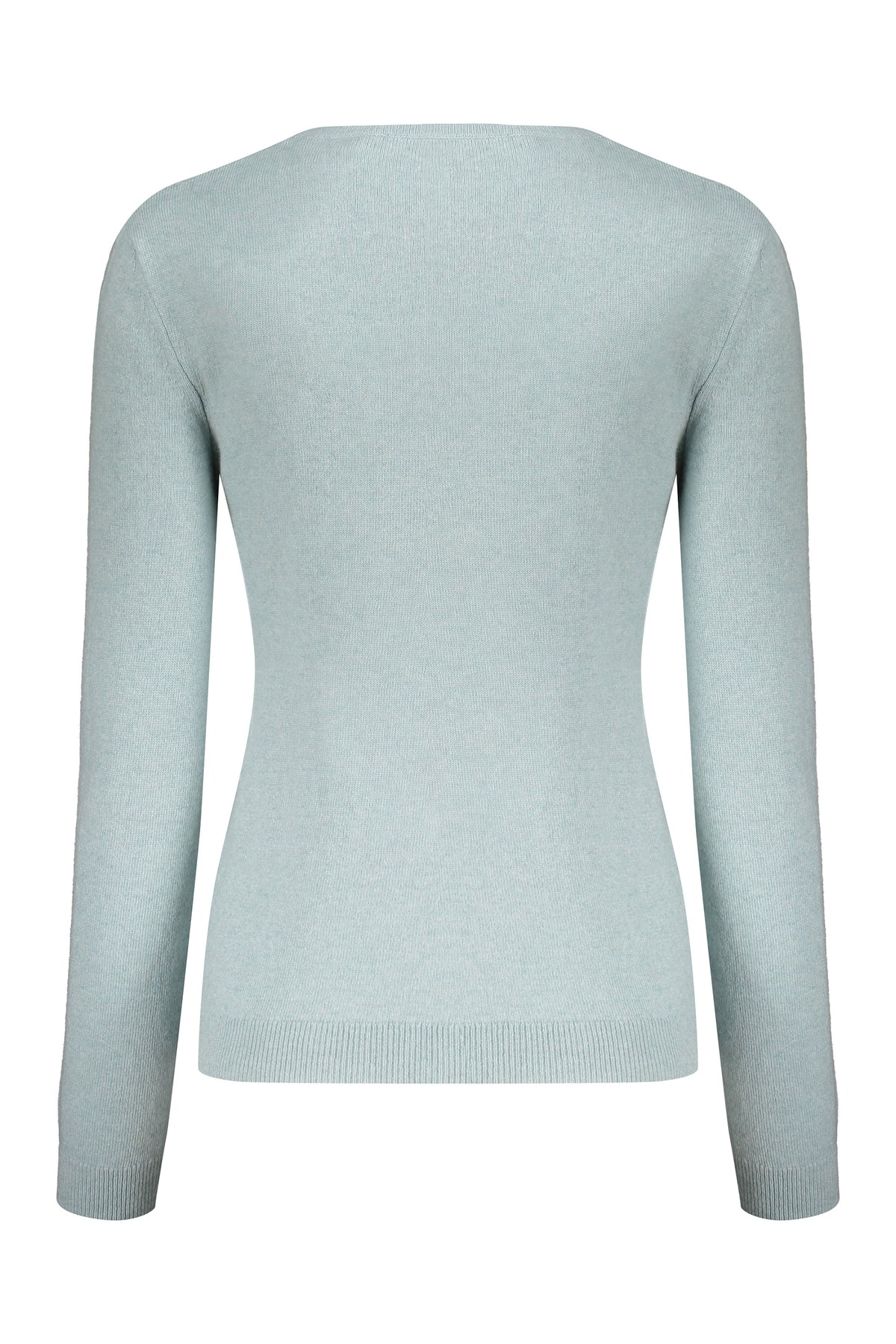 VALENTINO WOMEN'S DENIM WOOL CREWNECK SWEATER