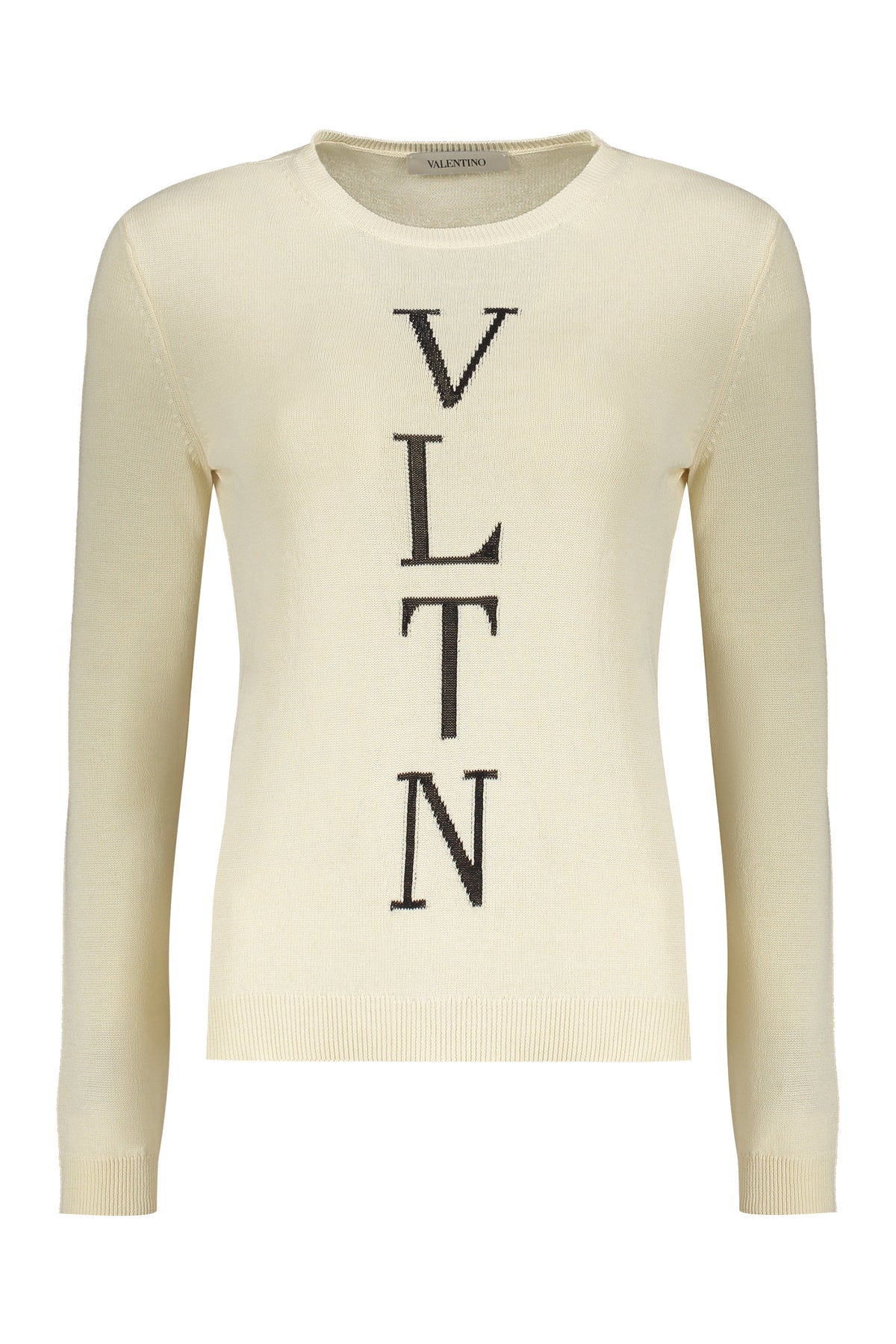 VALENTINO WOMEN'S OFF WHITE COTTON SWEATER