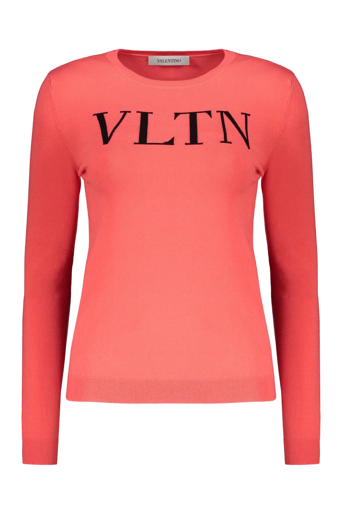 VALENTINO WOMEN'S CORAL VISCOSE BLEND SWEATER