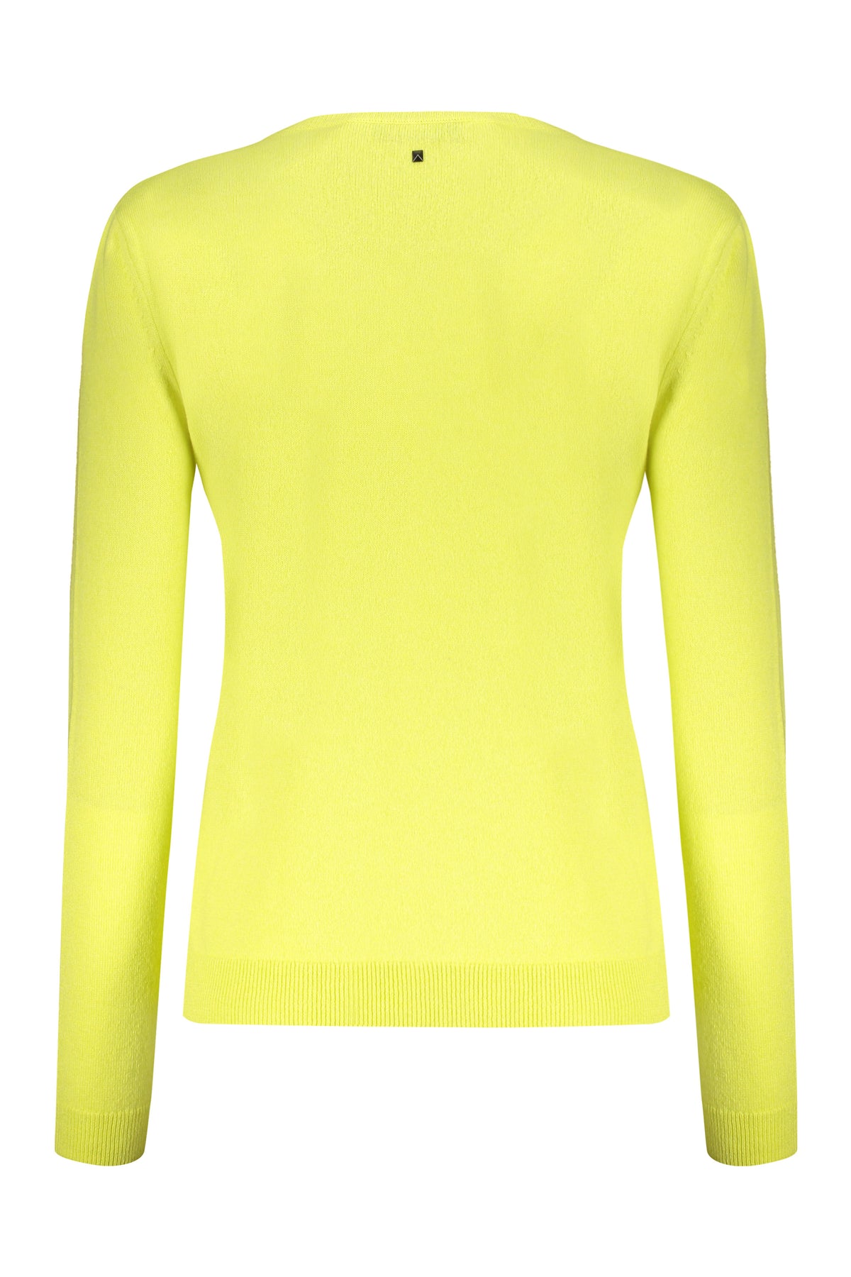 VALENTINO WOMEN'S YELLOW WOOL CREWNECK SWEATER