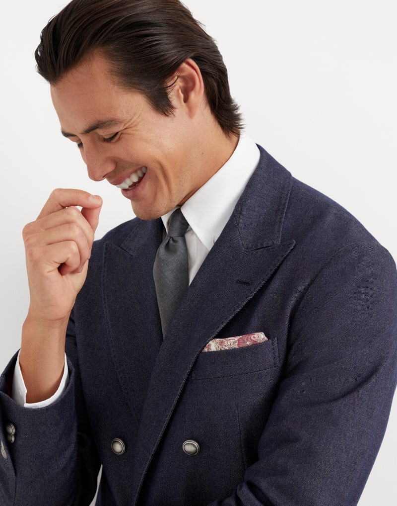 BRUNELLO CUCINELLI MEN'S POCKETSQUARE
