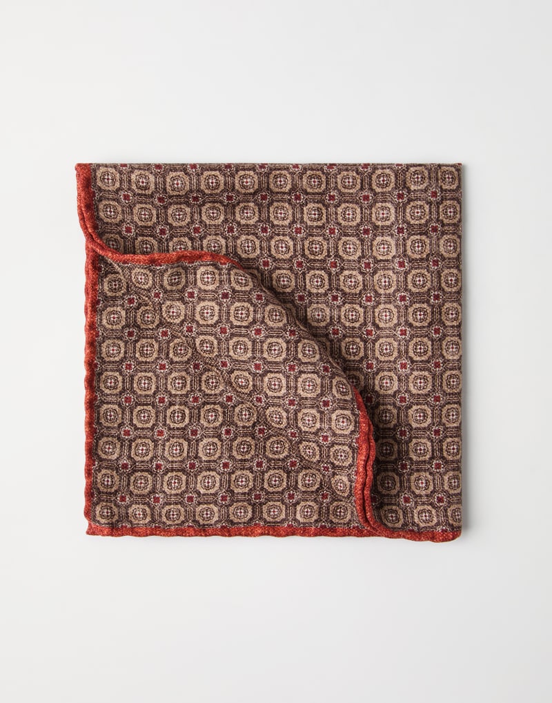 BRUNELLO CUCINELLI MEN'S POCKETSQUARE