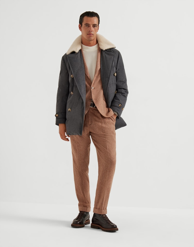 BRUNELLO CUCINELLI MEN'S AUTUMN CAPSULES WOOL SUIT