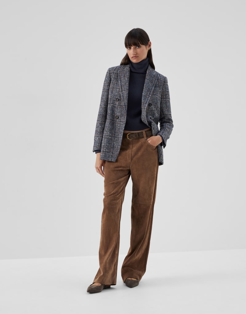 BRUNELLO CUCINELLI WOMEN'S NIGHT WOOL SILK BLEND TURTLENECK SWEATER