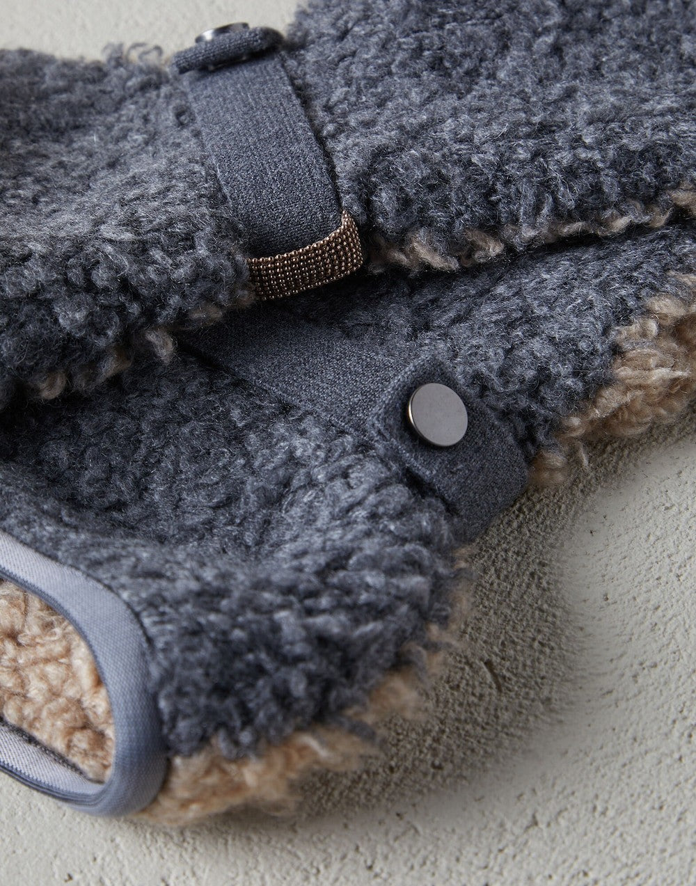 BRUNELLO CUCINELLI WOMEN'S LEAD WOOL BOUCLE MITTENS