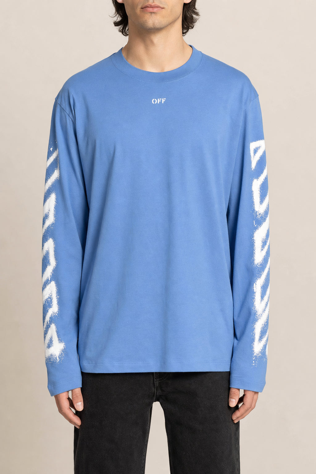 OFF-WHITE MEN'S ALLURE COTTON LONG SLEEVE SHIRT