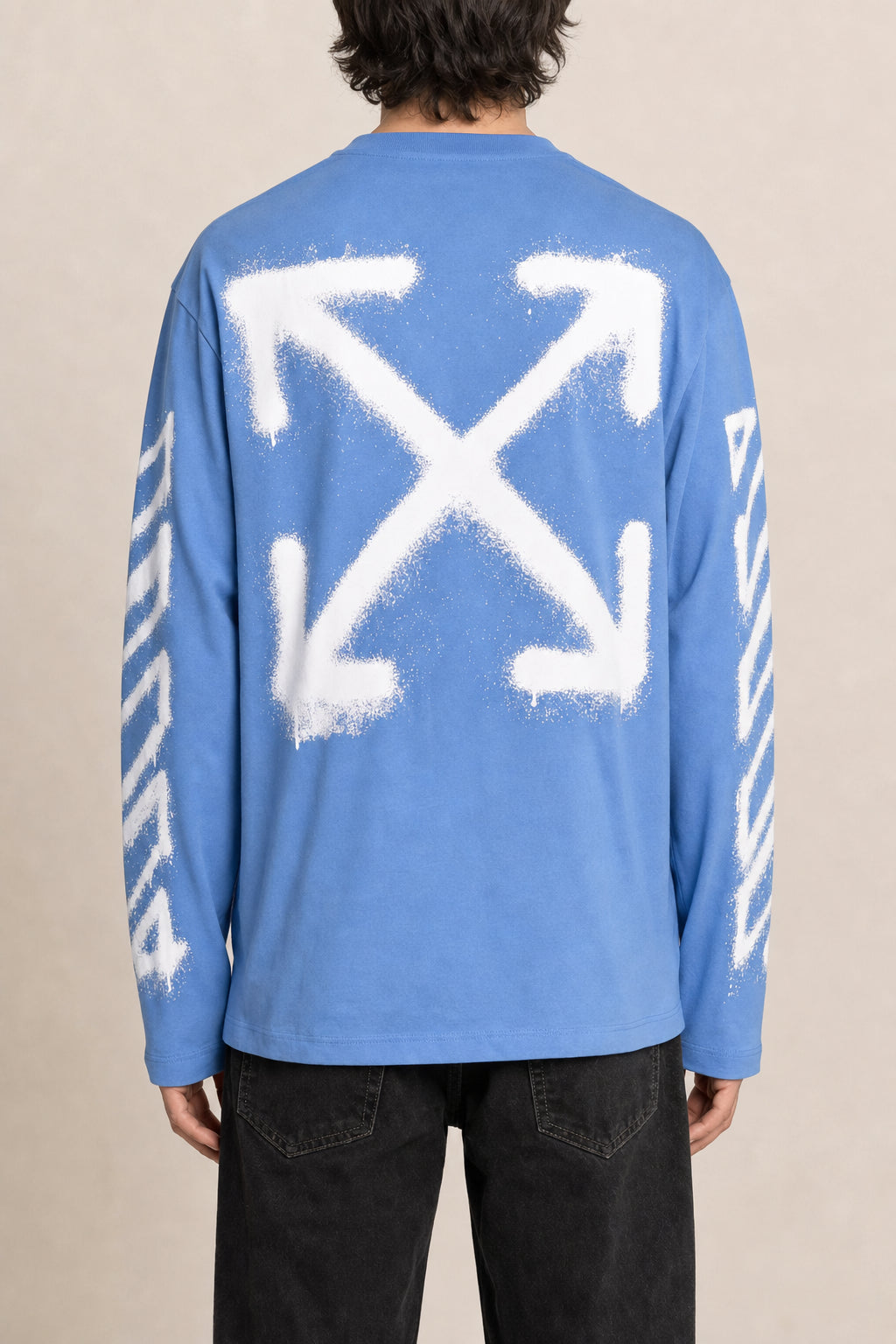 OFF-WHITE MEN'S ALLURE COTTON LONG SLEEVE SHIRT
