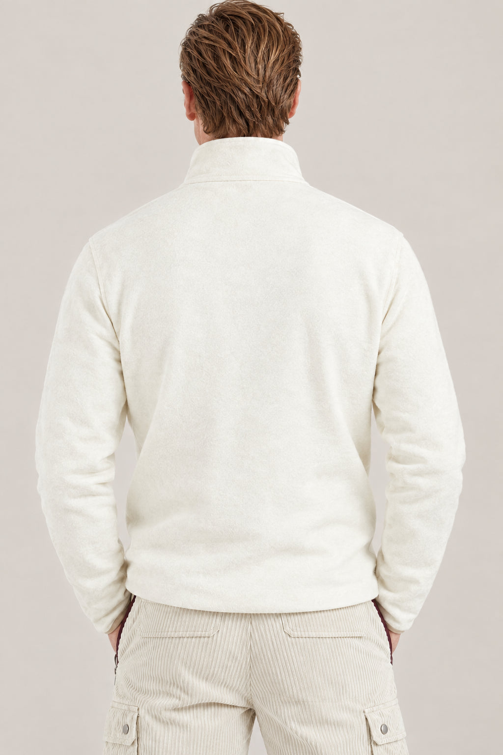BRUNELLO CUCINELLI MEN'S PANAMA WOOL BLEND SWEATER
