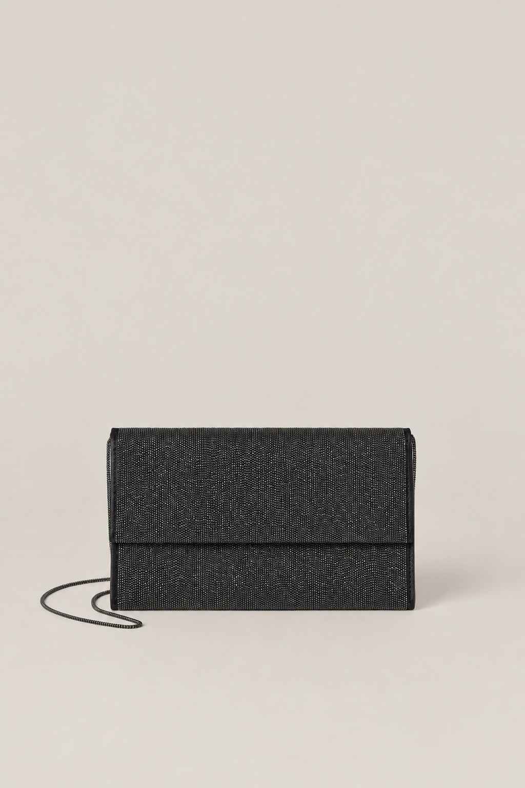 BRUNELLO CUCINELLI WOMEN'S ULTRA BLACK OTTONE FINISH CROSSBODY BAG
