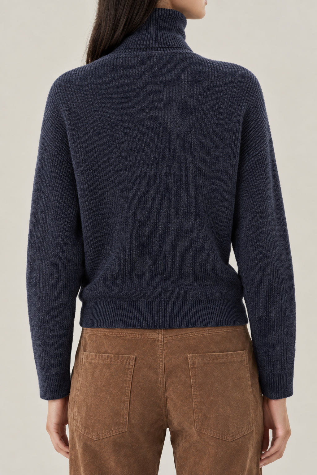 BRUNELLO CUCINELLI WOMEN'S NIGHT WOOL SILK BLEND TURTLENECK SWEATER