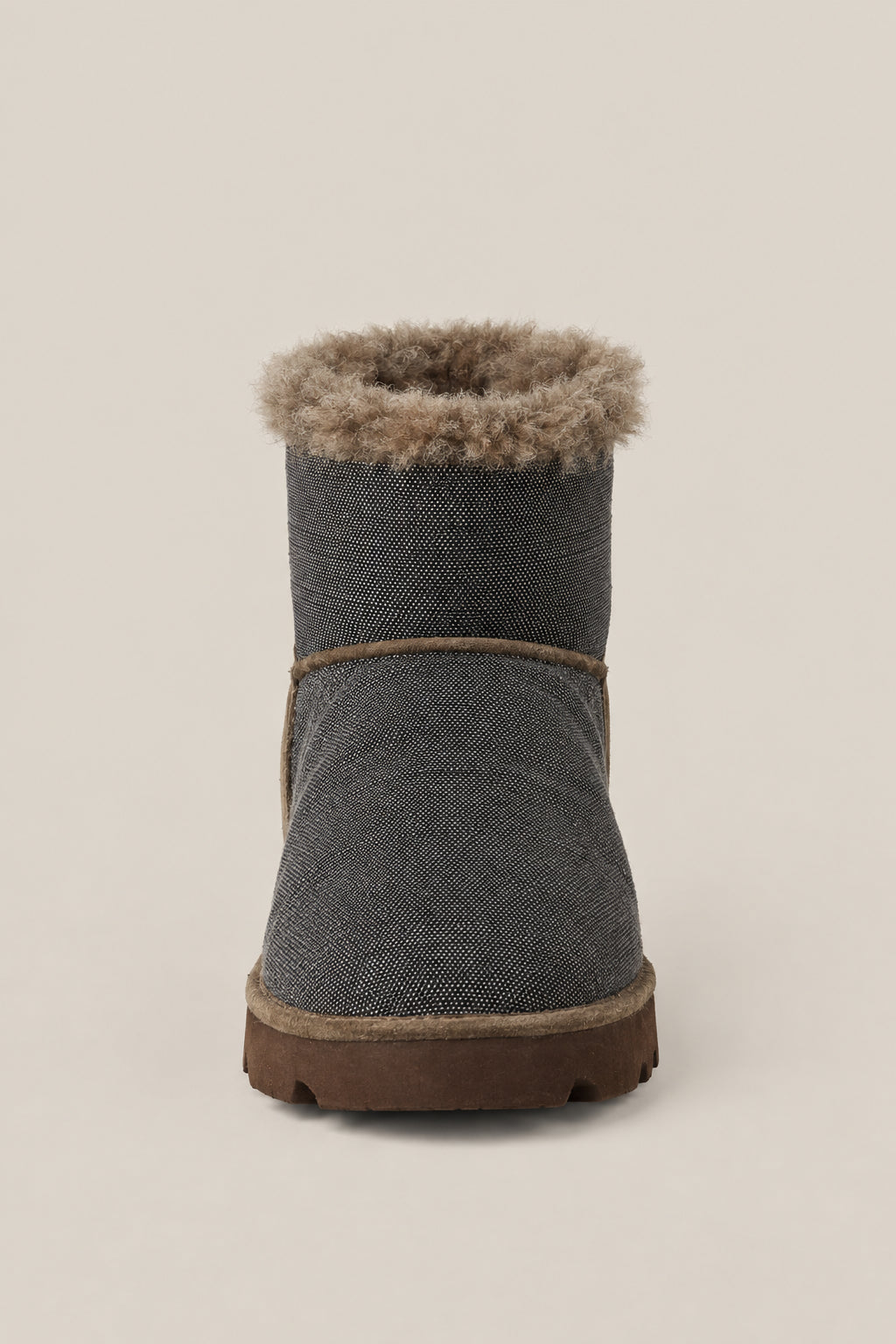 BRUNELLO CUCINELLI WOMEN'S PEAT SHEARLING LINED ANKLE BOOTS