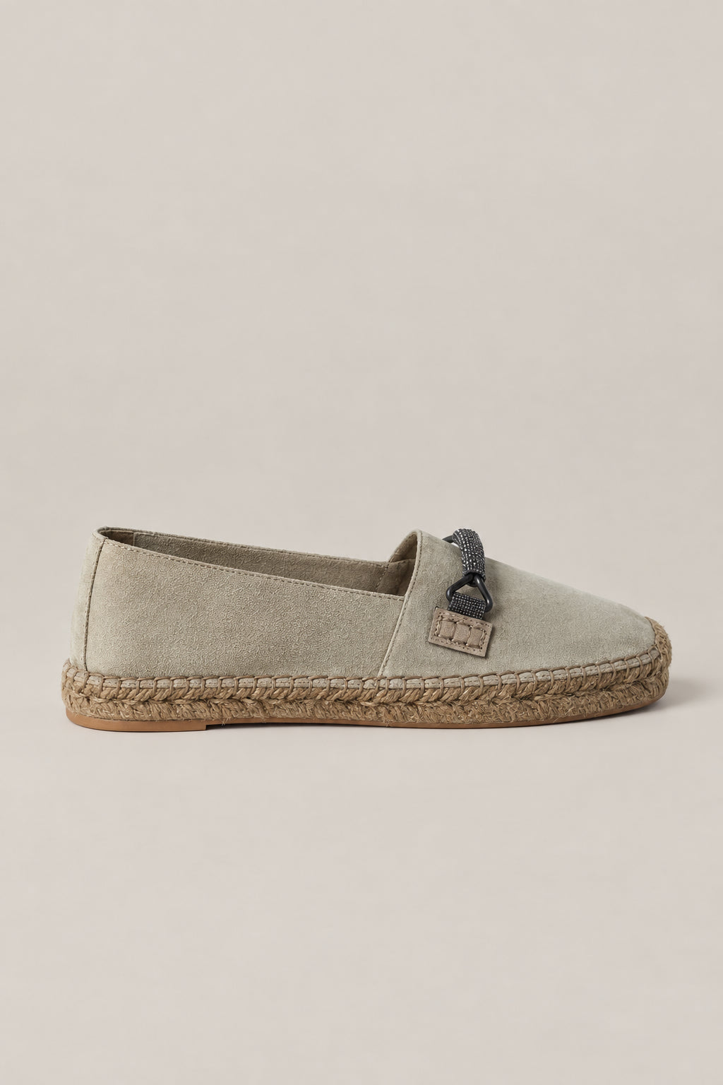 BRUNELLO CUCINELLI WOMEN'S ICE LEATHER ESPADRILLE SHOES