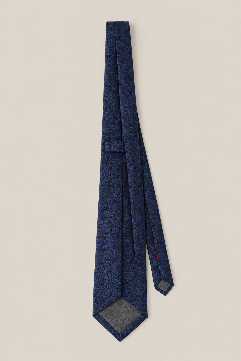 BRUNELLO CUCINELLI MEN'S SAPPHIRE SILK JACQUARD TIE