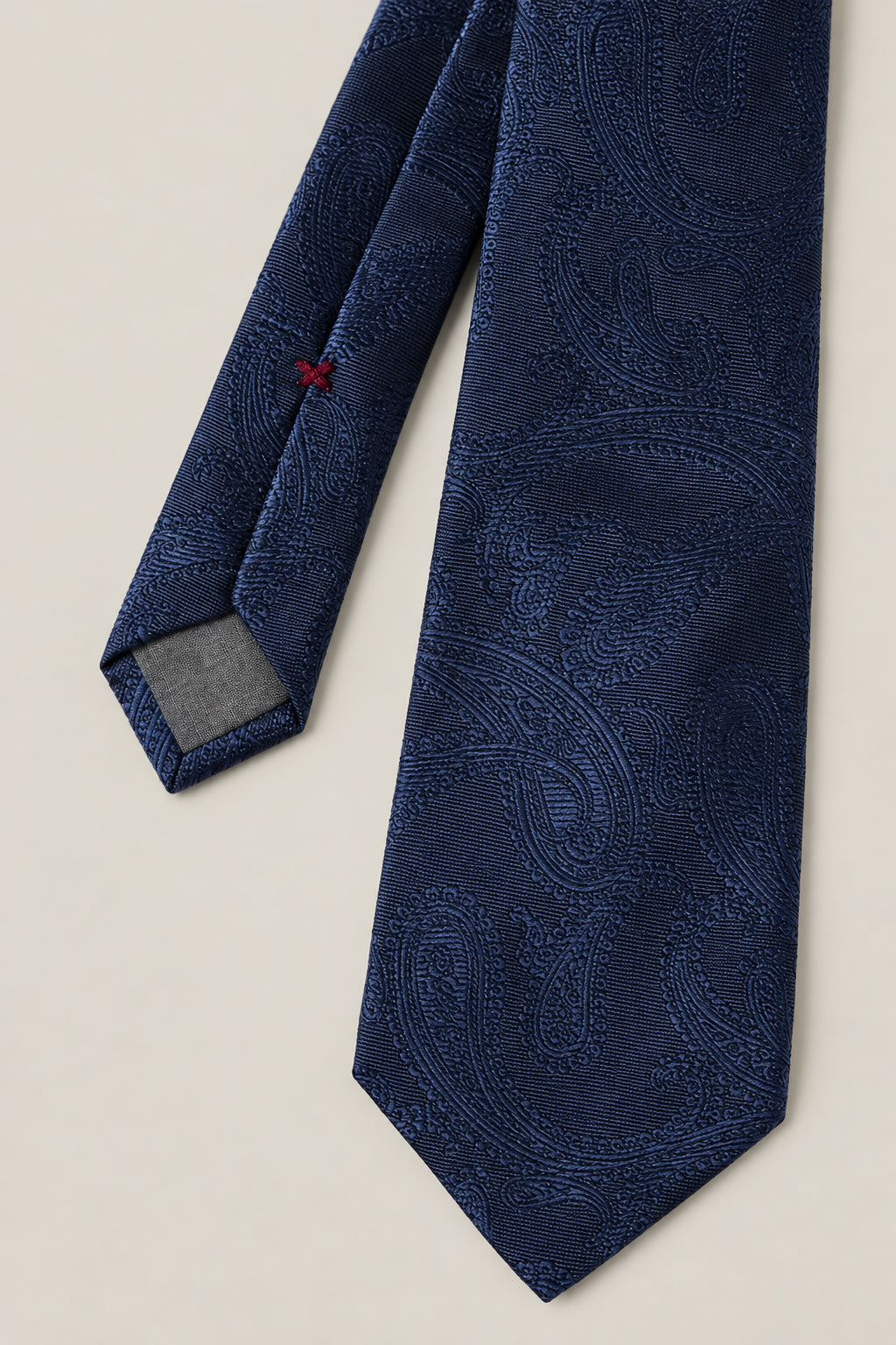 BRUNELLO CUCINELLI MEN'S SAPPHIRE SILK JACQUARD TIE