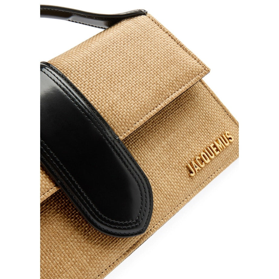 Jacquemus  Multicolor le Grand Bambino Faux Raffia Top Handle Bag