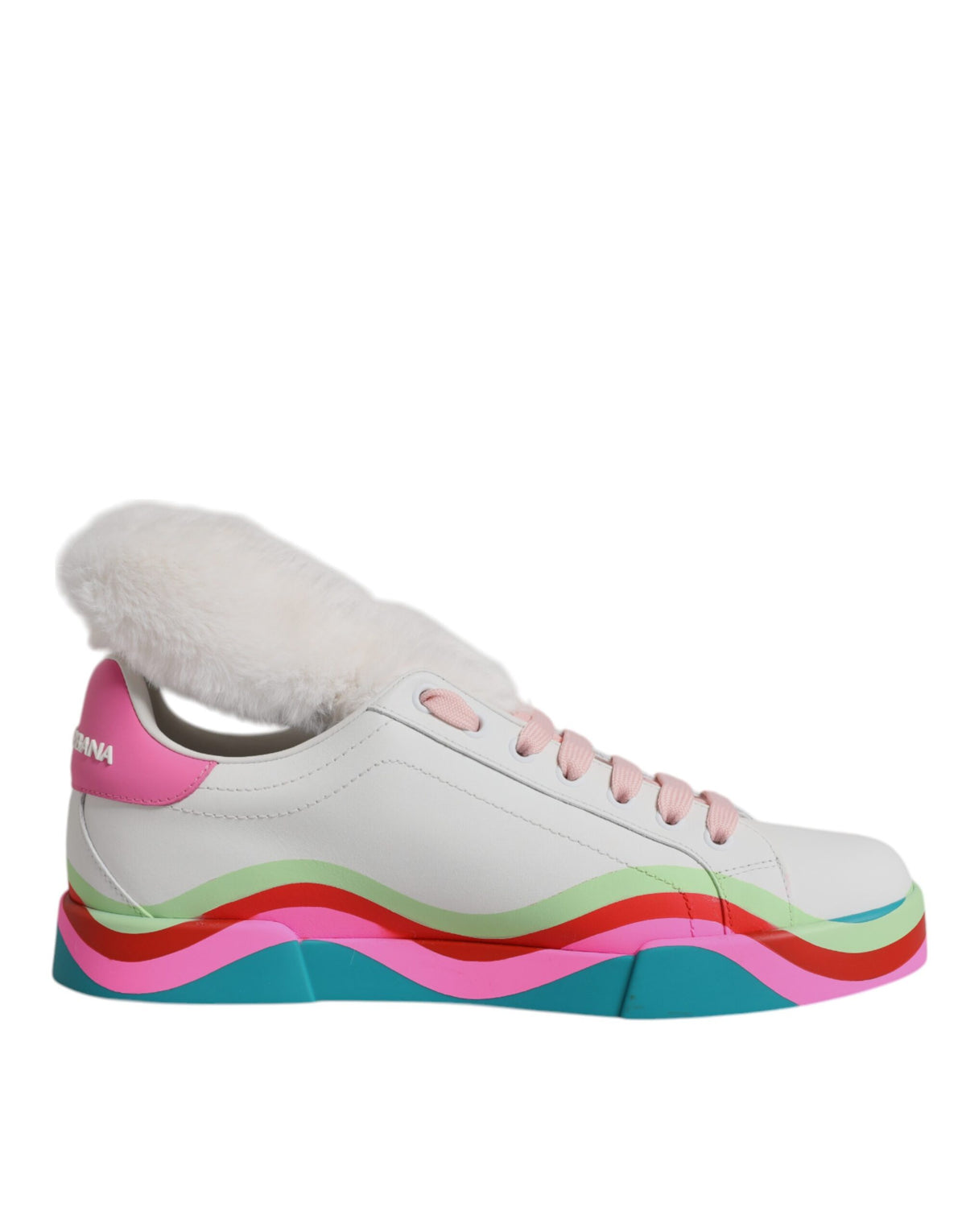 Dolce & Gabbana Multicolor Low Top Trainers Sneakers Shoes
