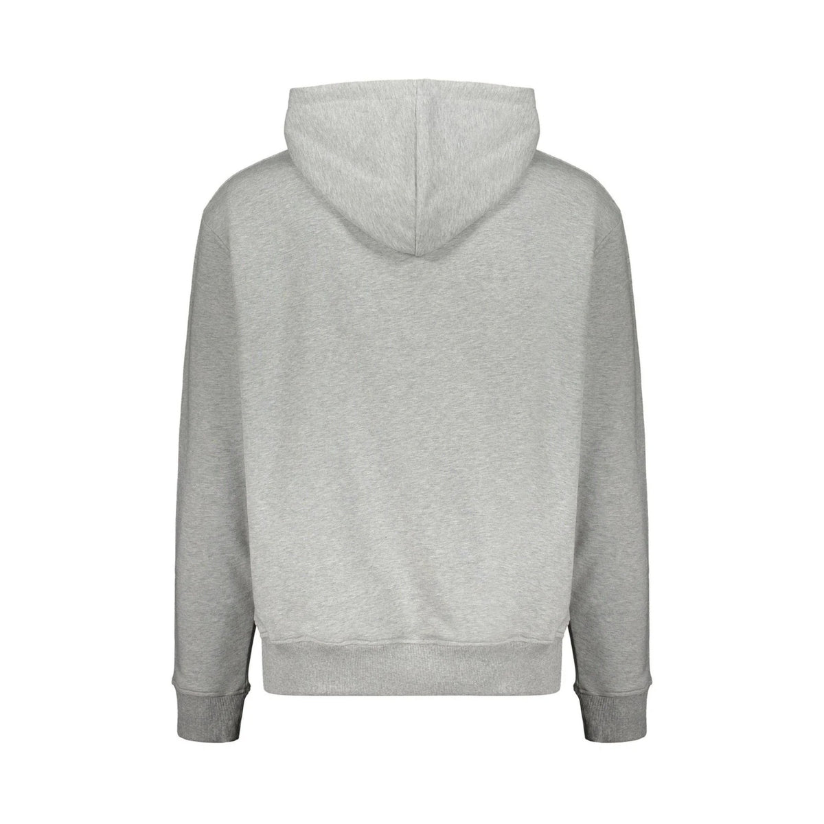 Balmain Gray Logo Motif Hoodie