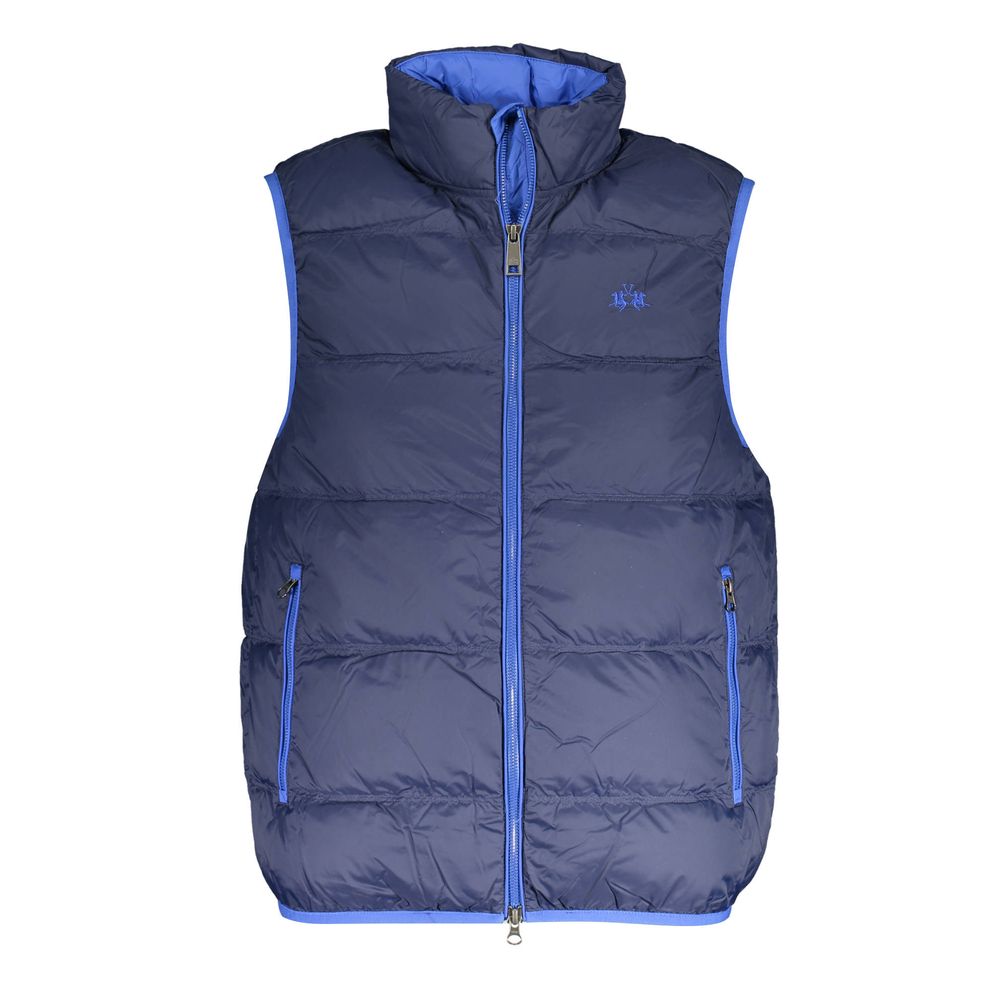 La Martina Blu Polyamide Men's Vest