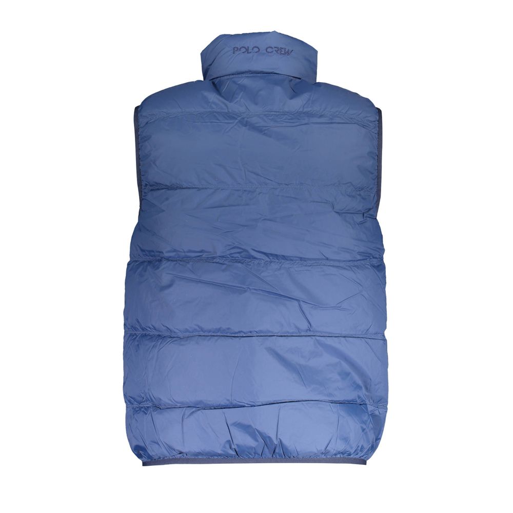 La Martina Blue Polyamide Men's Vest