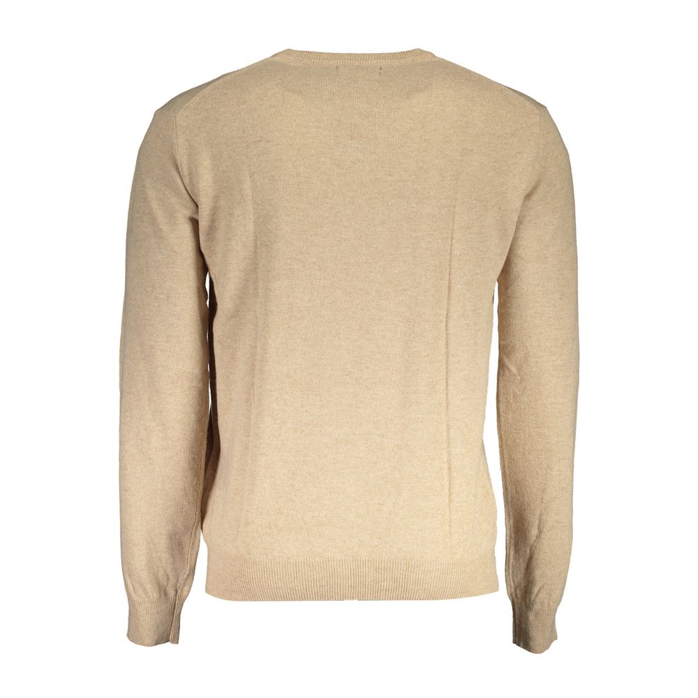 La Martina Beige Lyocell Men's Sweater