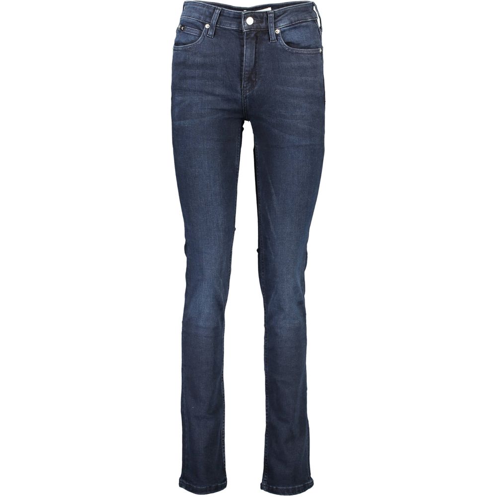 Calvin Klein Blu Cotton Women Jeans