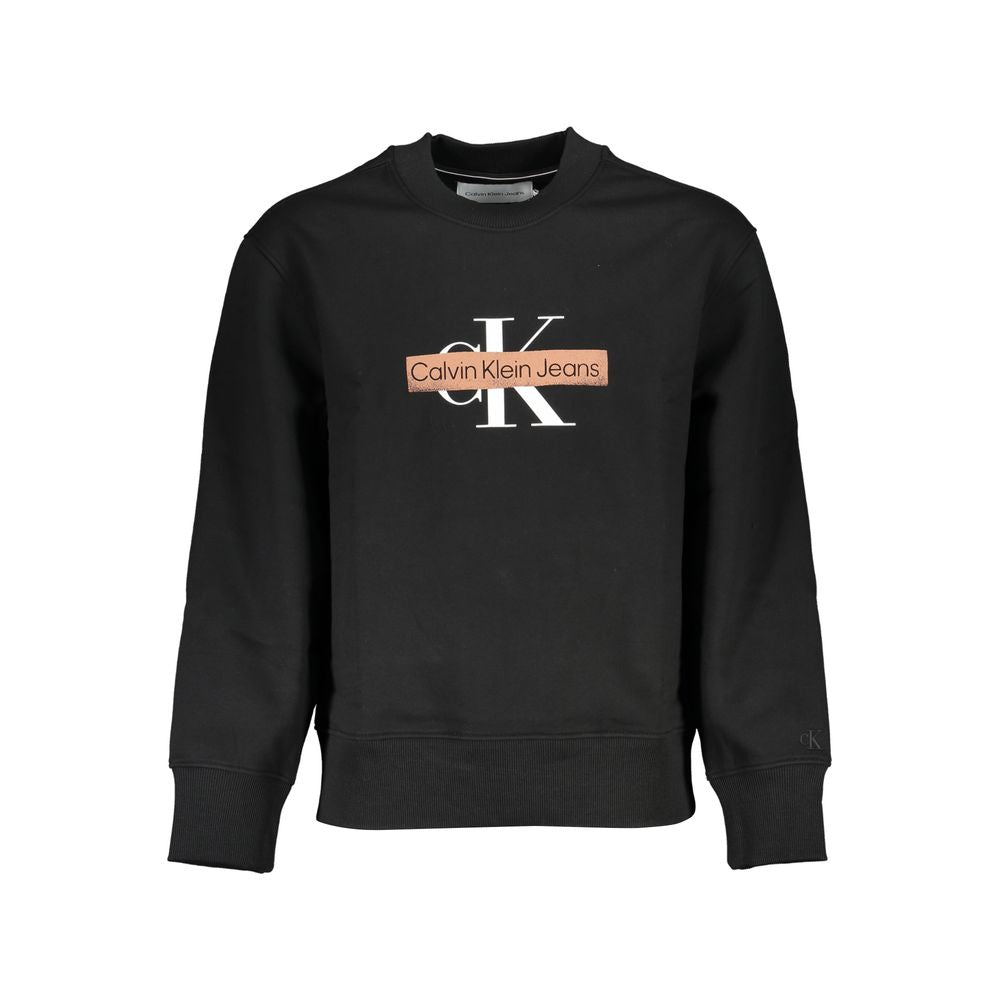 Calvin Klein Black Cotton Men's Sweatshirt