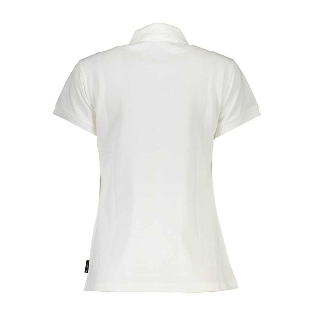 North Sails White Cotton Women Polo