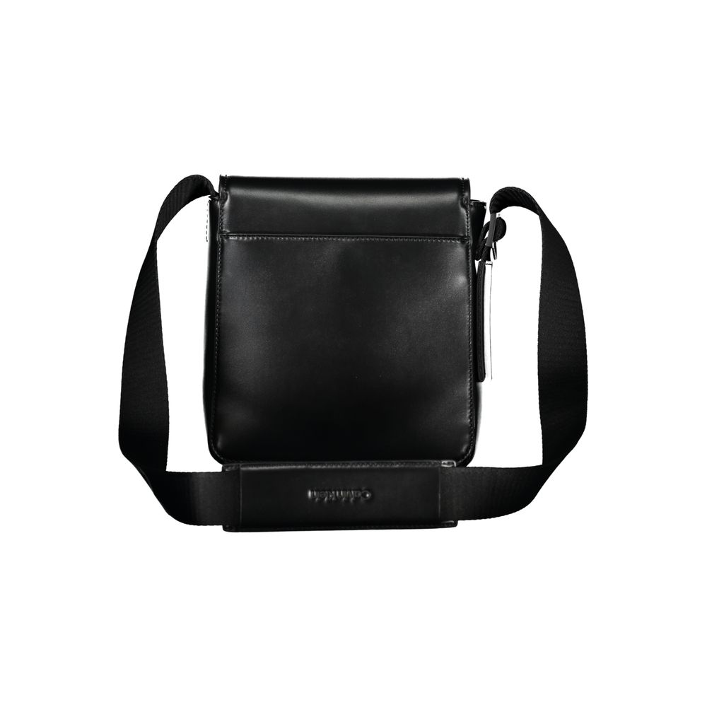 Calvin Klein Black Polyester Men Shoulder Bag