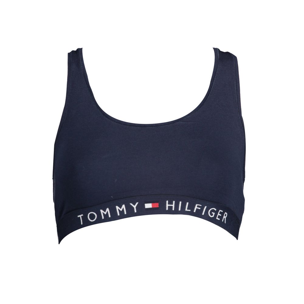 Tommy Hilfiger Blu Cotone Women Sports Bra