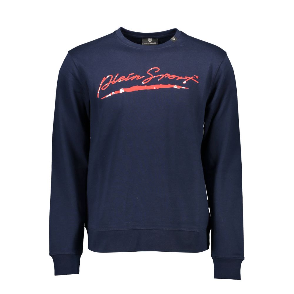 Plein Sport Blue Cotton Men's Sweatshirt