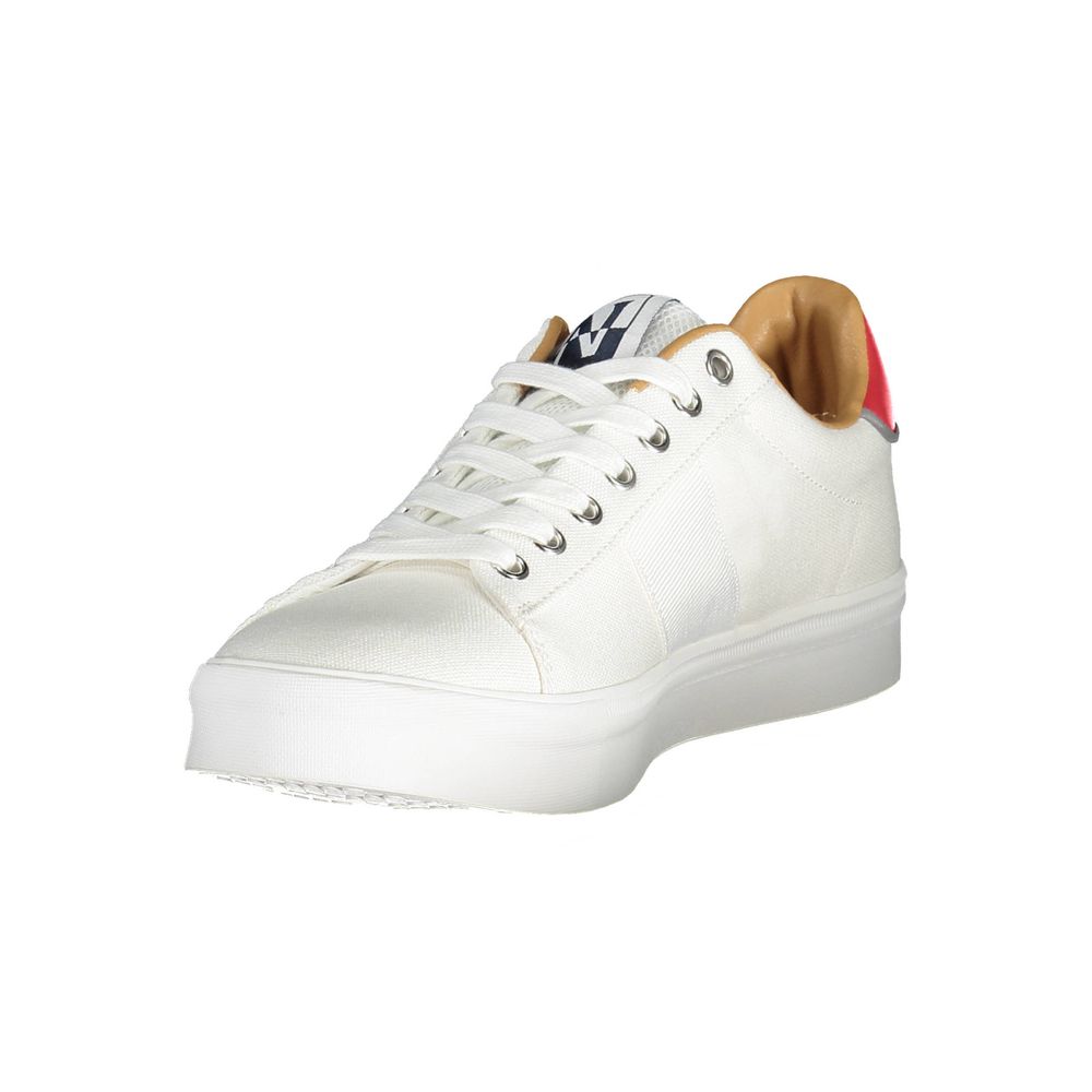 Napapijri Bianco Polyester Men Sneaker