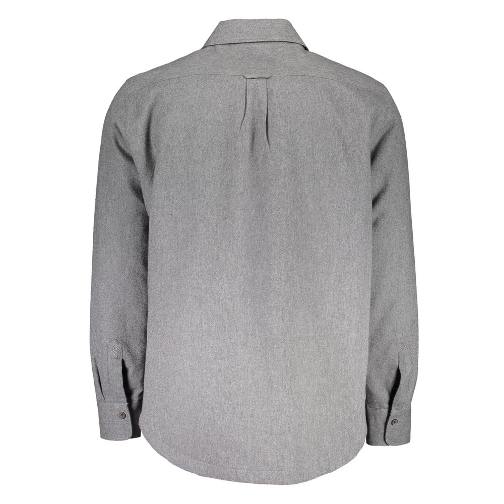 Gant Grigio Cotton Men Shirt