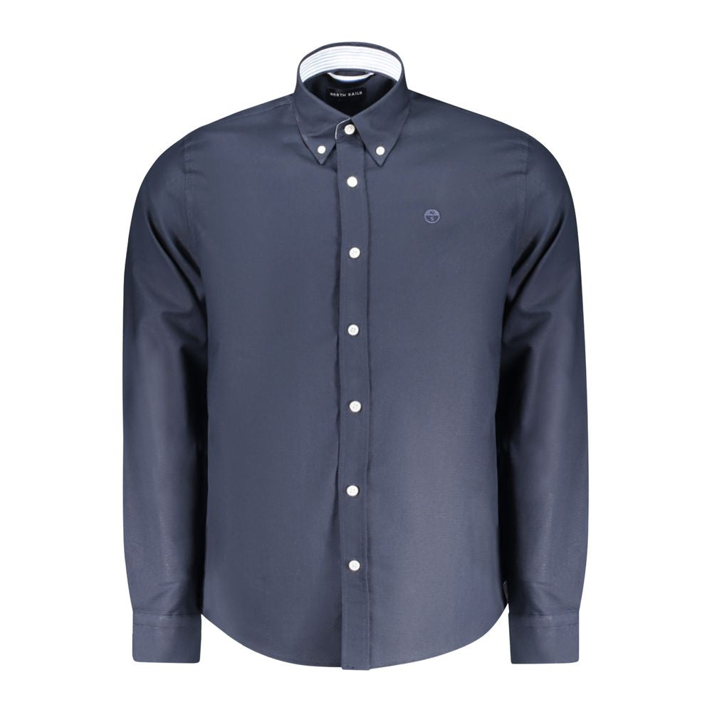 North Sails Blue Cotton Men Shirt