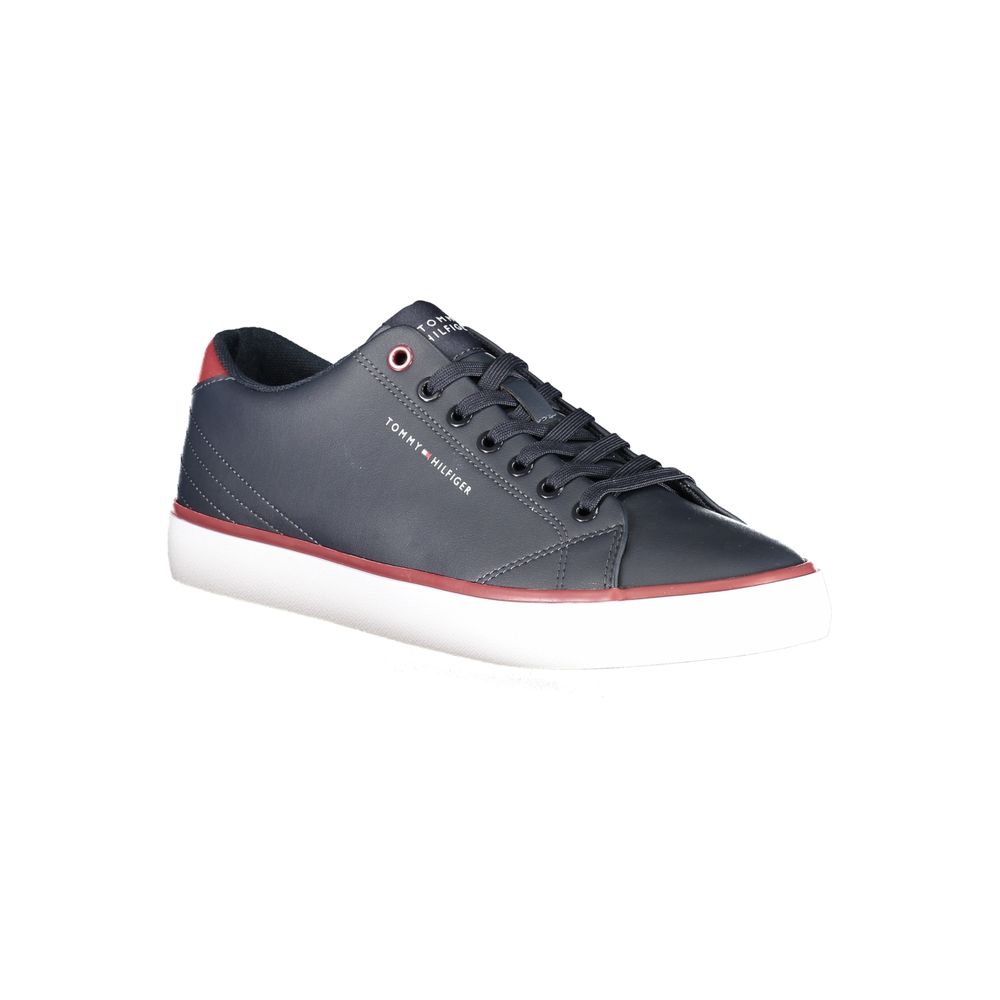 Tommy Hilfiger Blue Polyurethane Men Sneaker