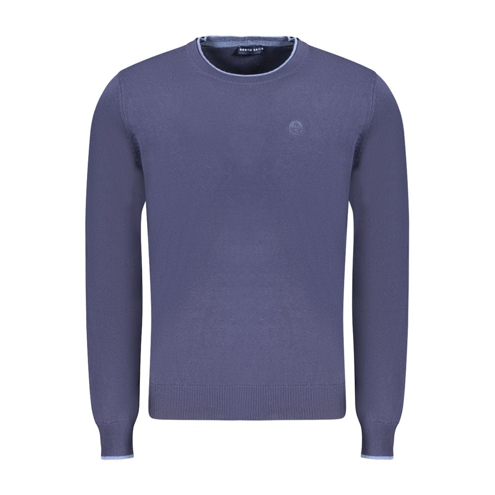 North Sails Blue Cotton Men's Sweater