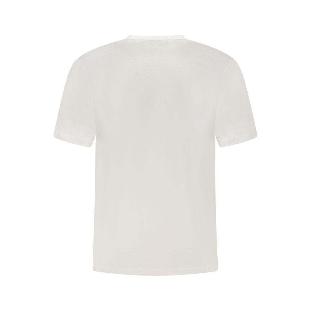 Calvin Klein White Cotton Men T-Shirt