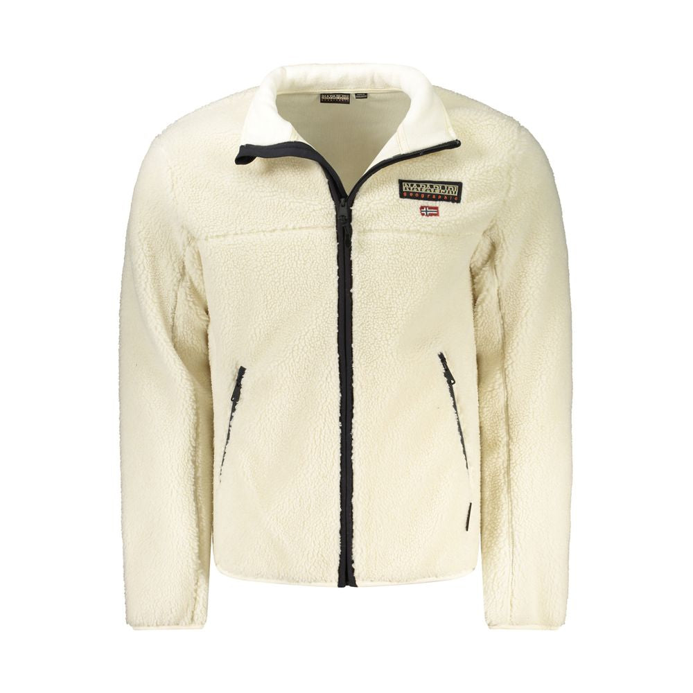 Napapijri Bianco Polyester Men Jacket