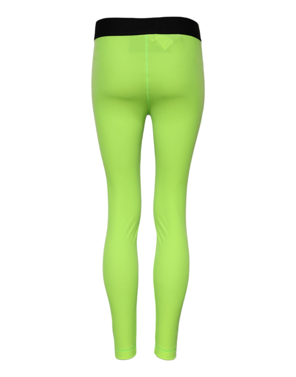 Dolce & Gabbana Green Nylon Slim Fit Leggings Pants
