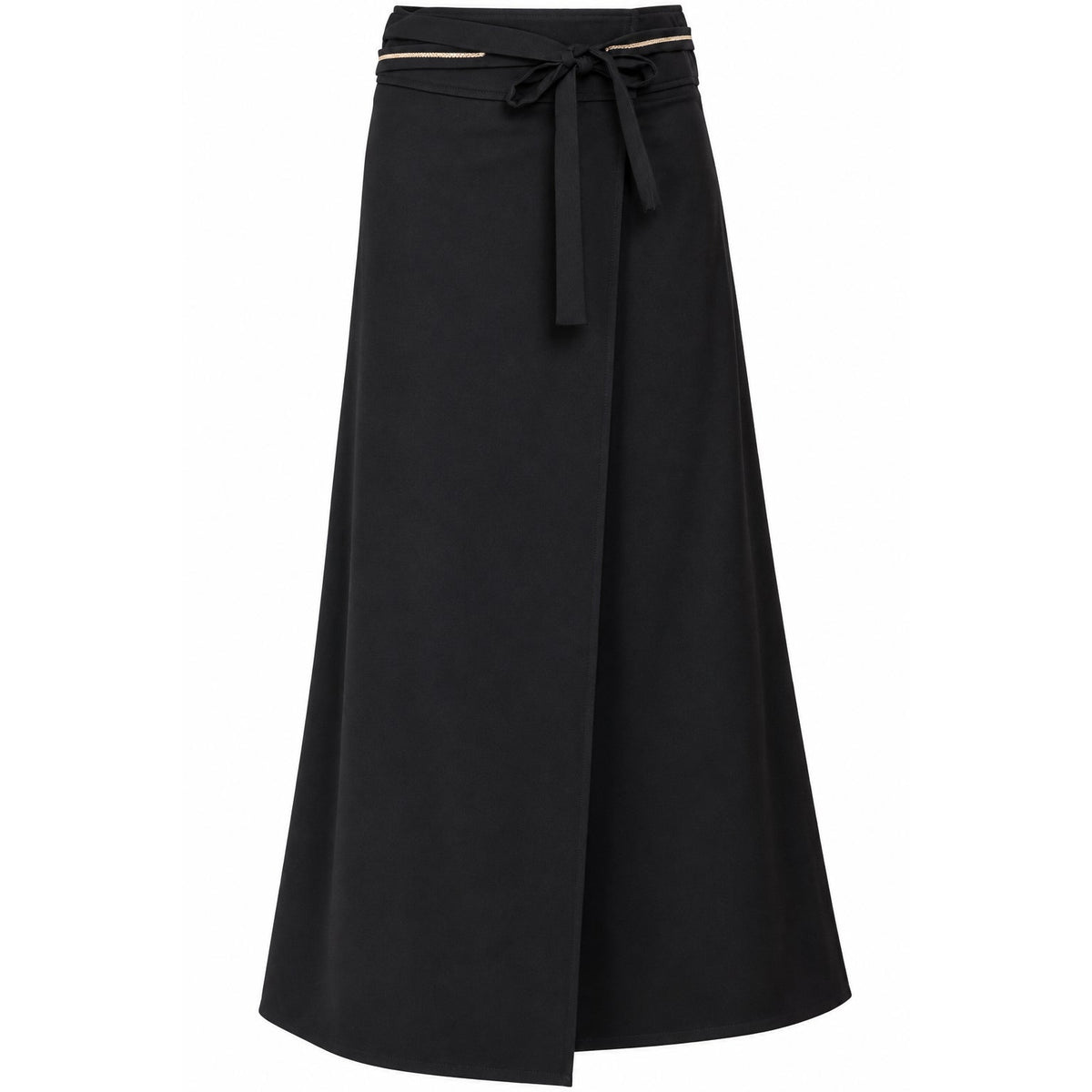 Peserico Wrap Style Belted Midi Skirt
