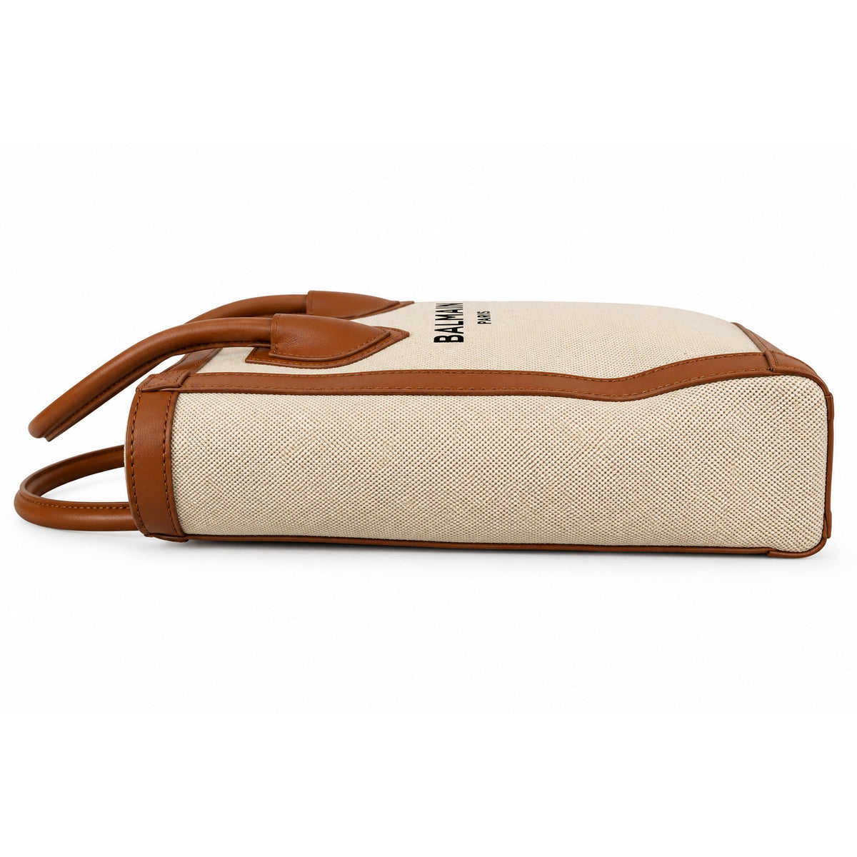 Balmain Beige Logo Tote Bag