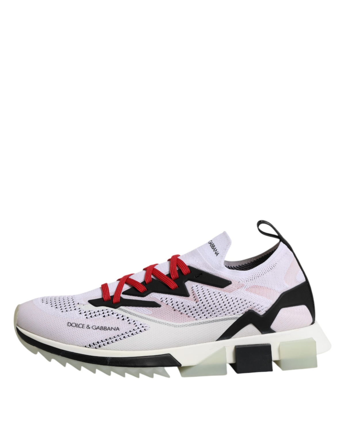 Dolce & Gabbana White SORRENTO Sport Stretch Sneakers Shoes