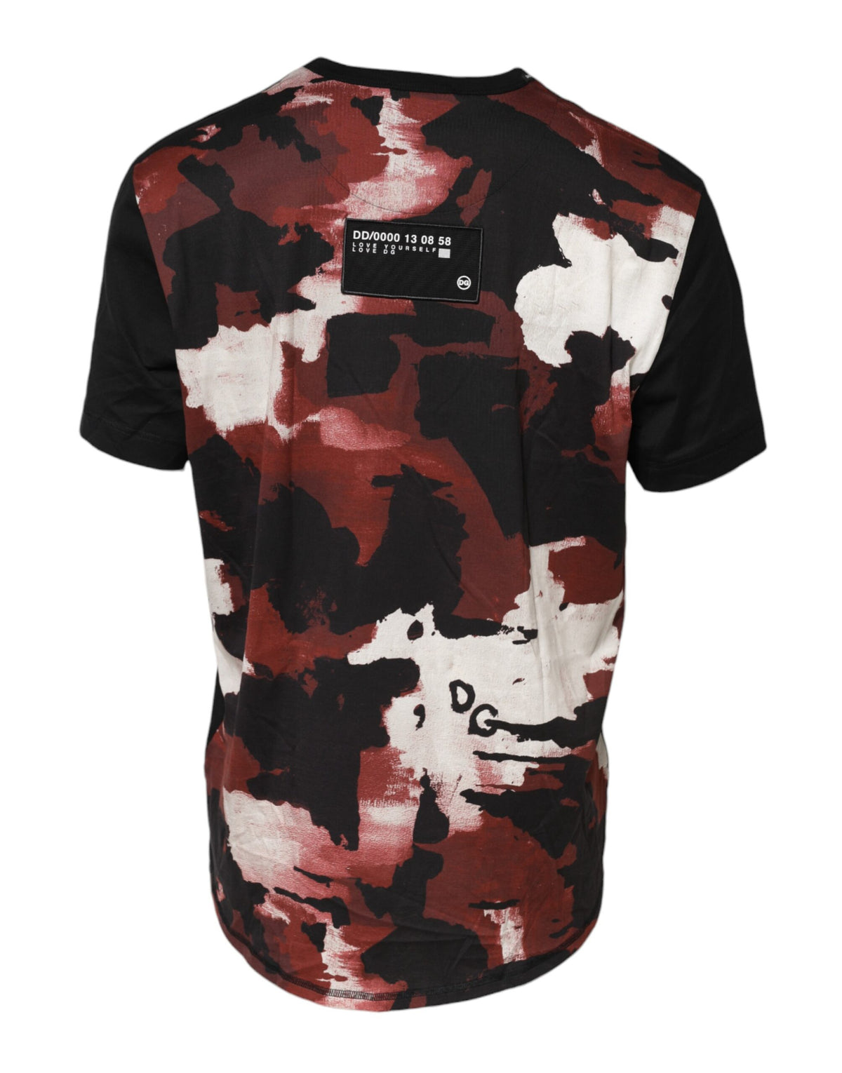 Dolce & Gabbana Multicolor Camouflage Crew Neck T-shirt