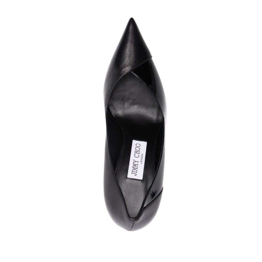 Jimmy Choo Black Cass Leather Pumps