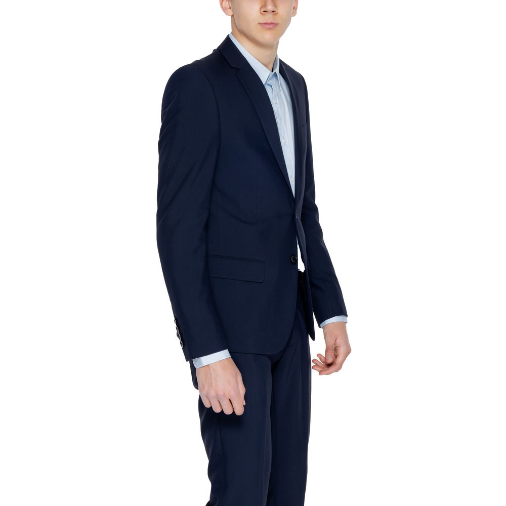 Antony Morato Blue Polyester Blazer