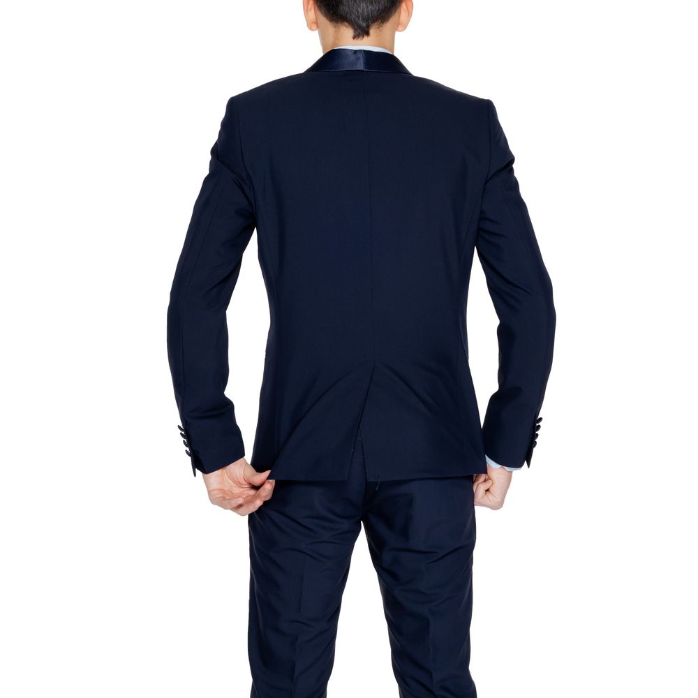 Antony Morato Blue Polyester Blazer