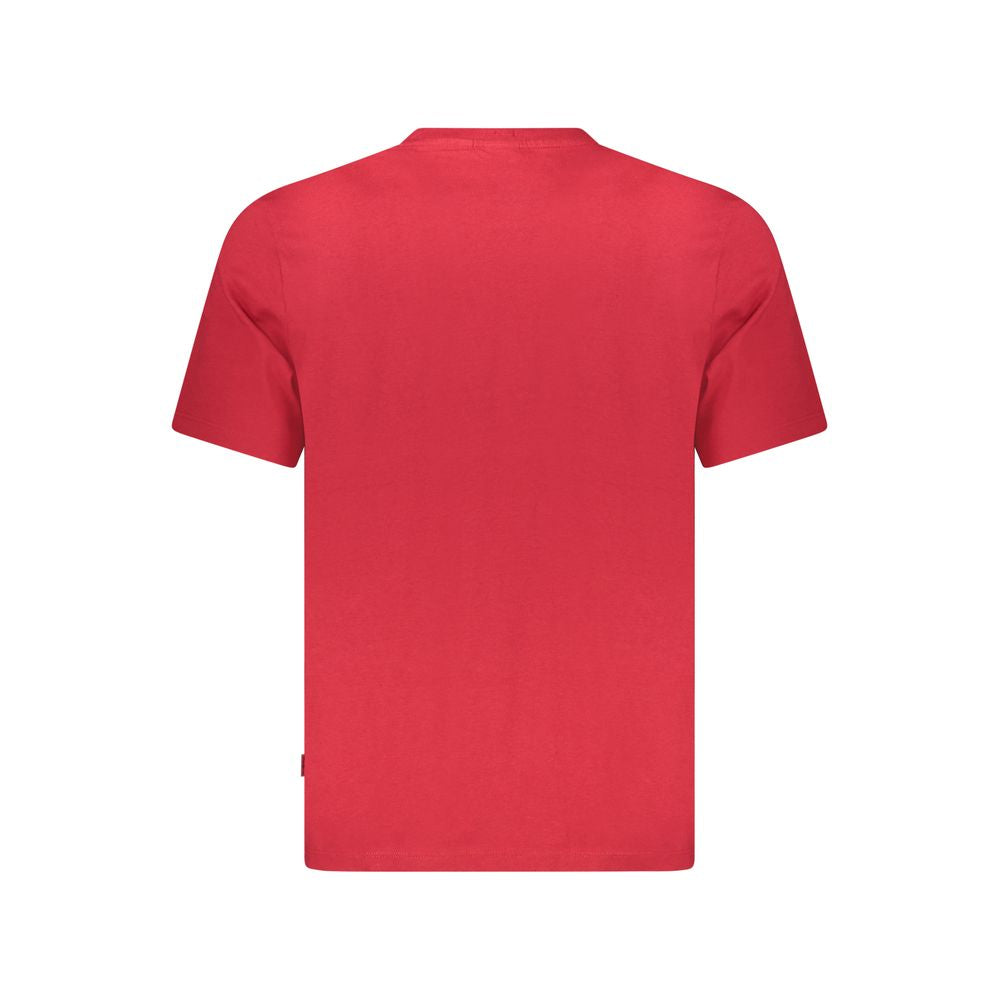 Pepe Jeans Red Cotton Men T-Shirt