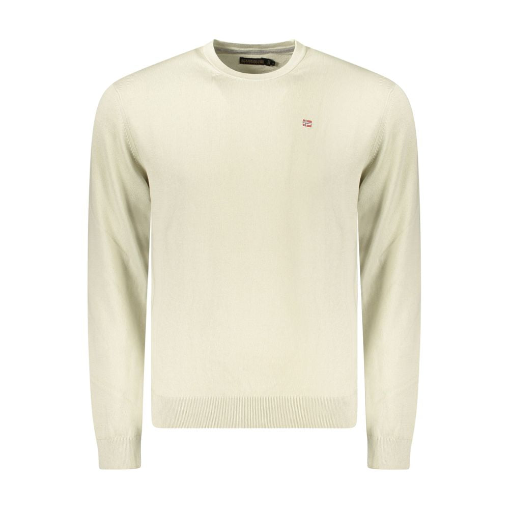 Napapijri Beige Cotton Men Sweater